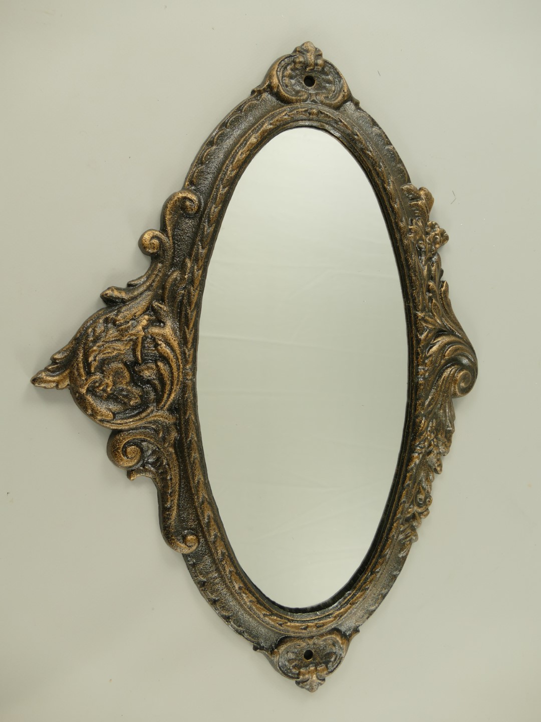 Wandspiegel Eisen Farbig H.48x33cm