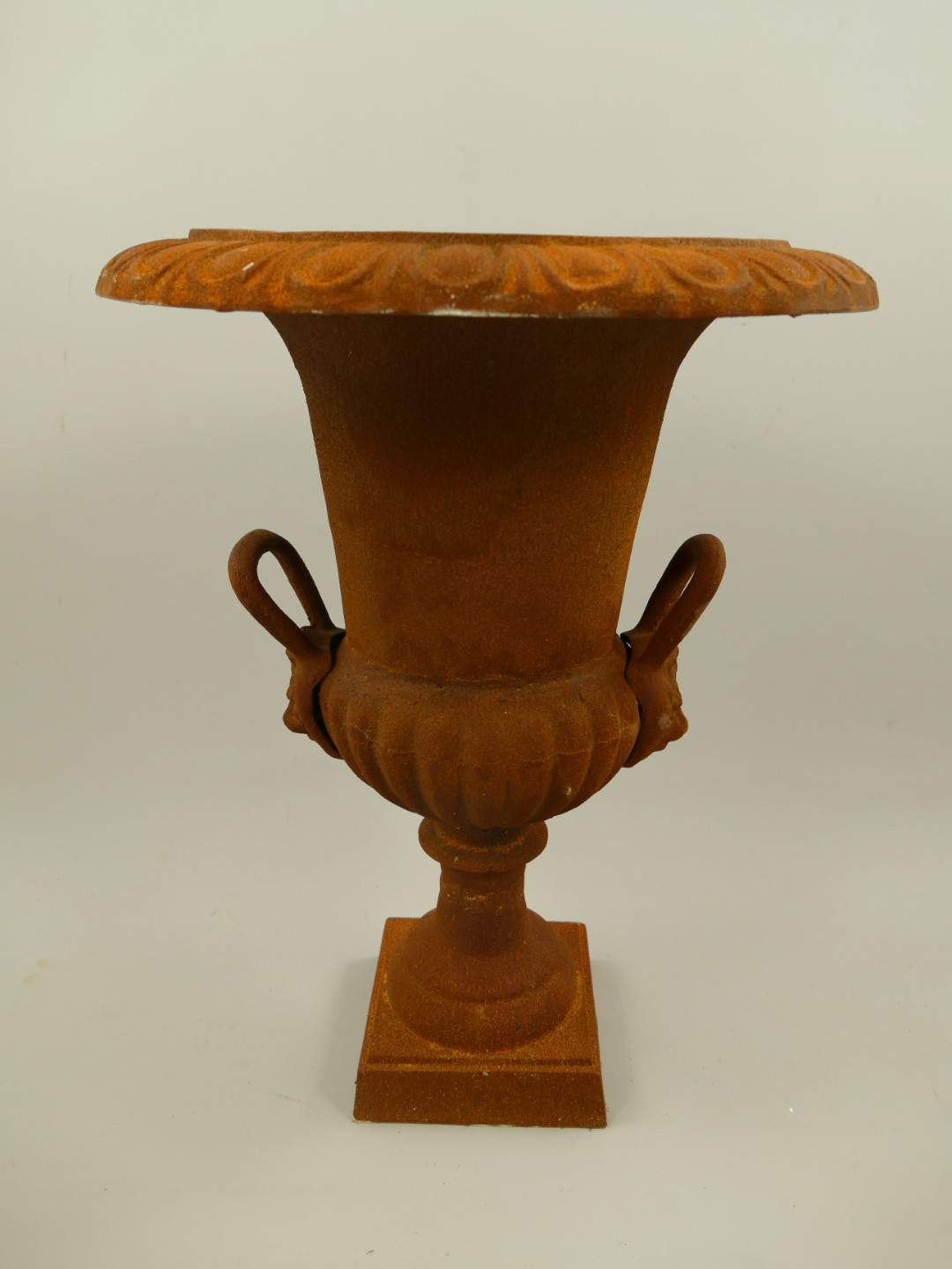 *ANG. Urn GRIFF! Eisen rustikal ROSTIG H.63-D.48cm