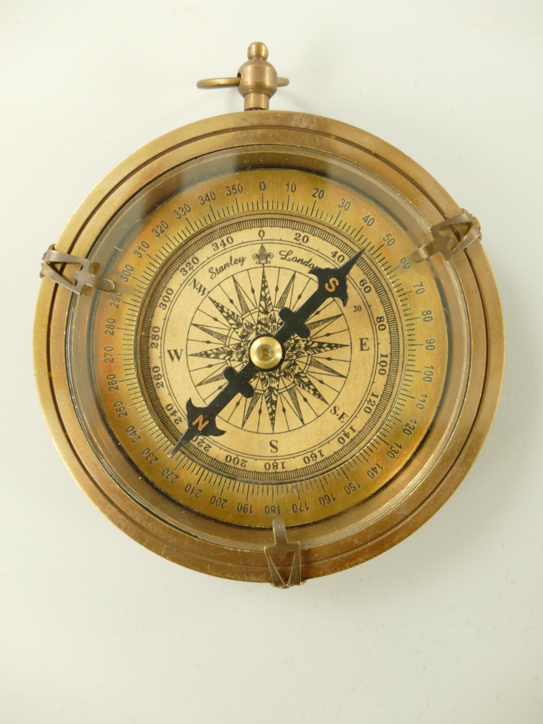 Kompaß (3'') Messing brüniert D.9cm