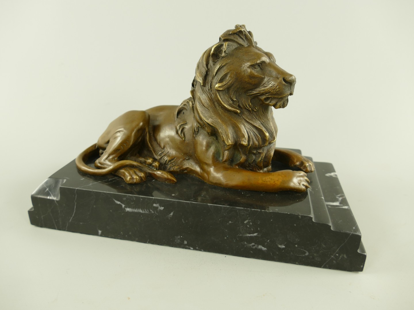 Figur Bronze Löwe L.25x15x12cm