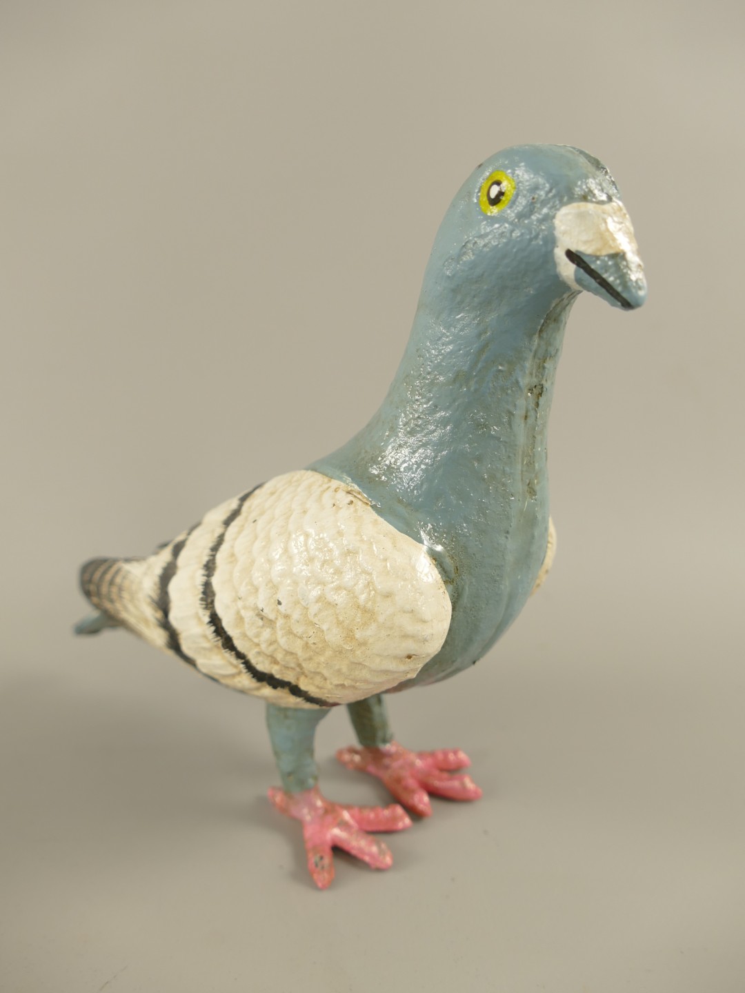 Taube Eisen rustikal farbig H.16x21cm