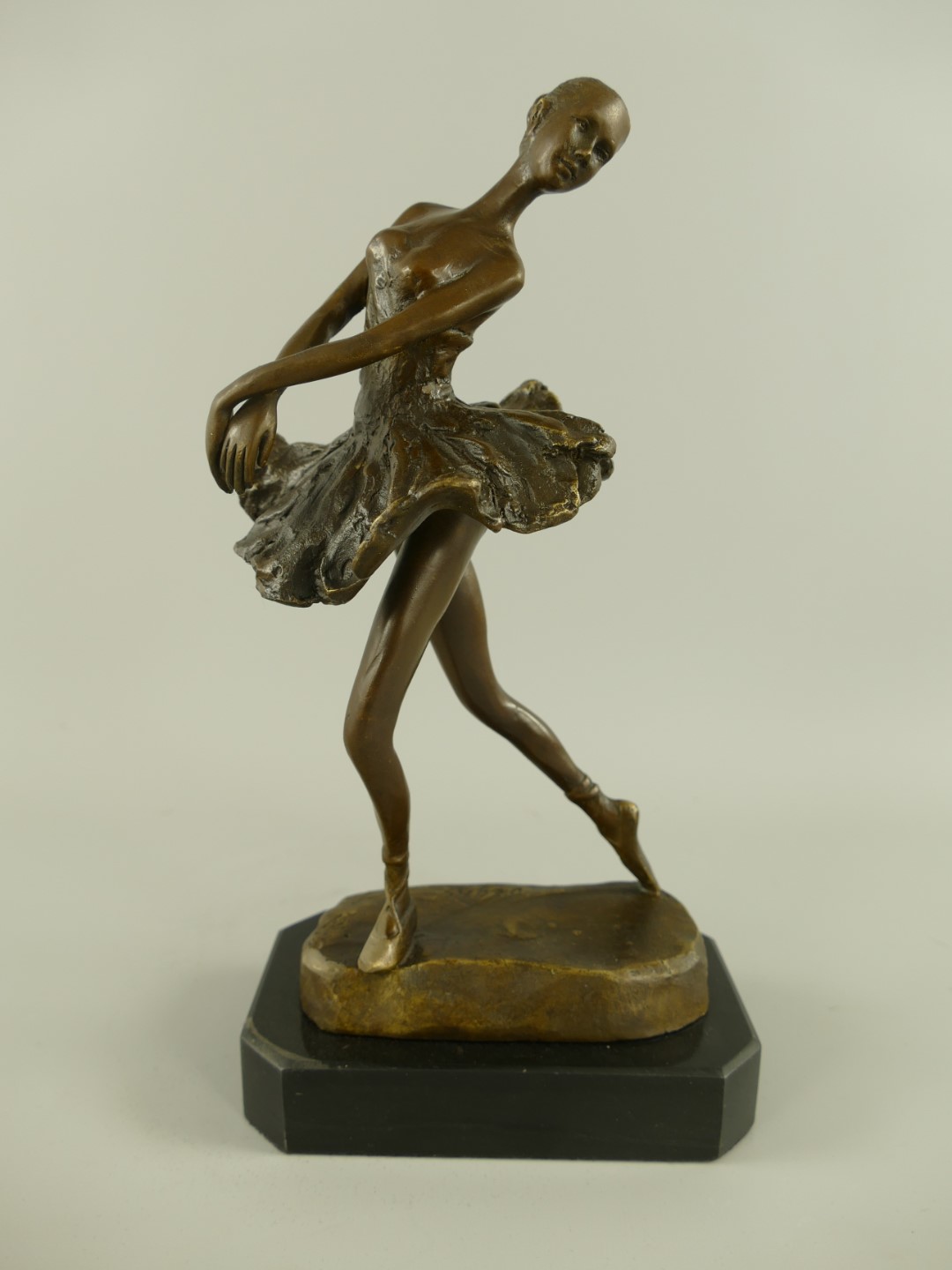 Figur Bronze Tänzerin H.29x15cm