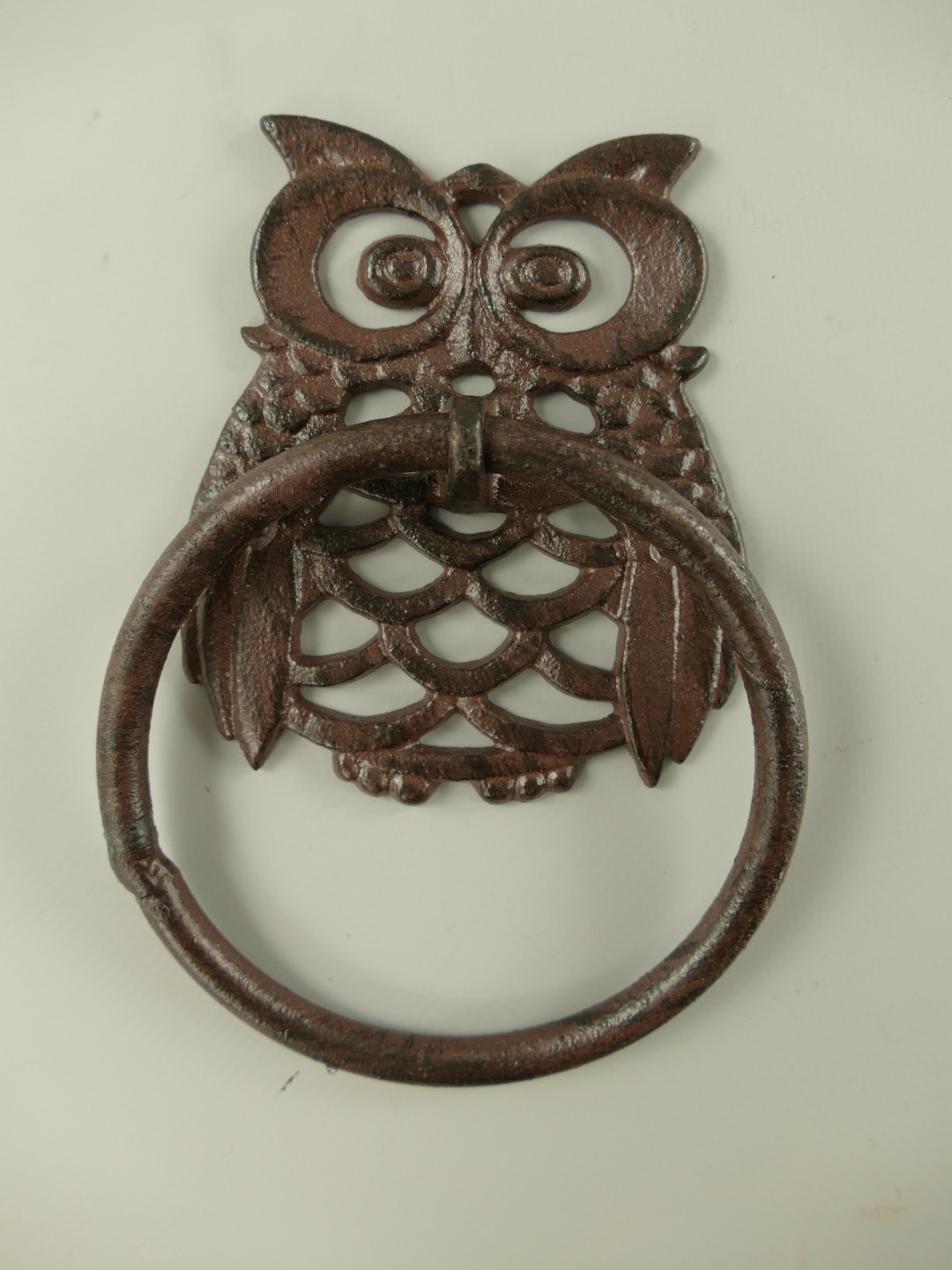 Handtuchhalter UHU rustik. Eisen braun H.16cm