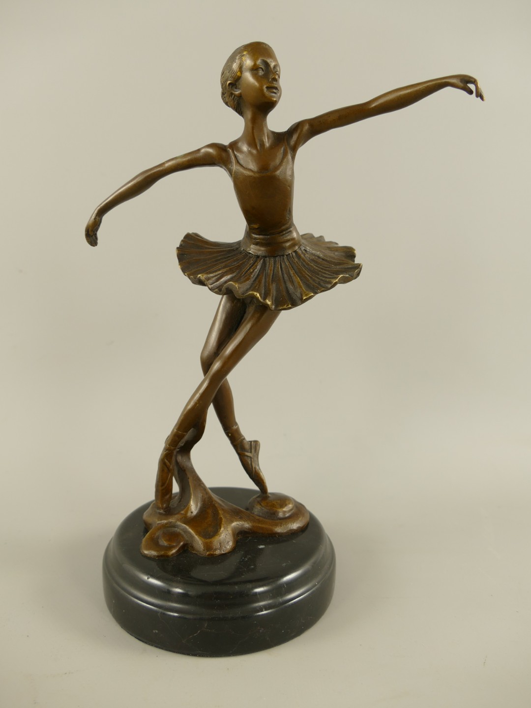 Figur Bronze Ballerina H.27x18x12cm