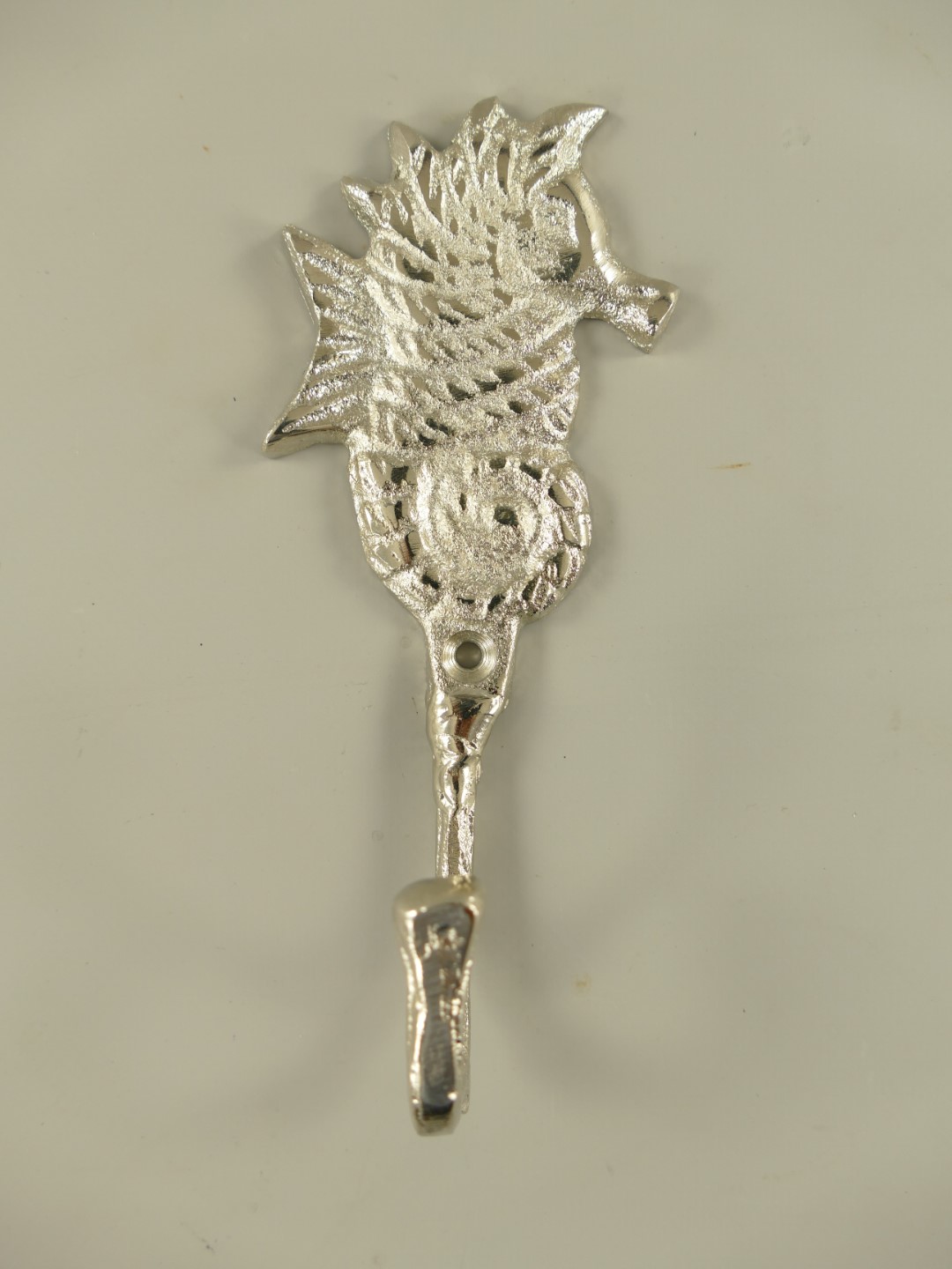 *ANG. Haken Seepferdchen Alu vernickelt  H.18cm
