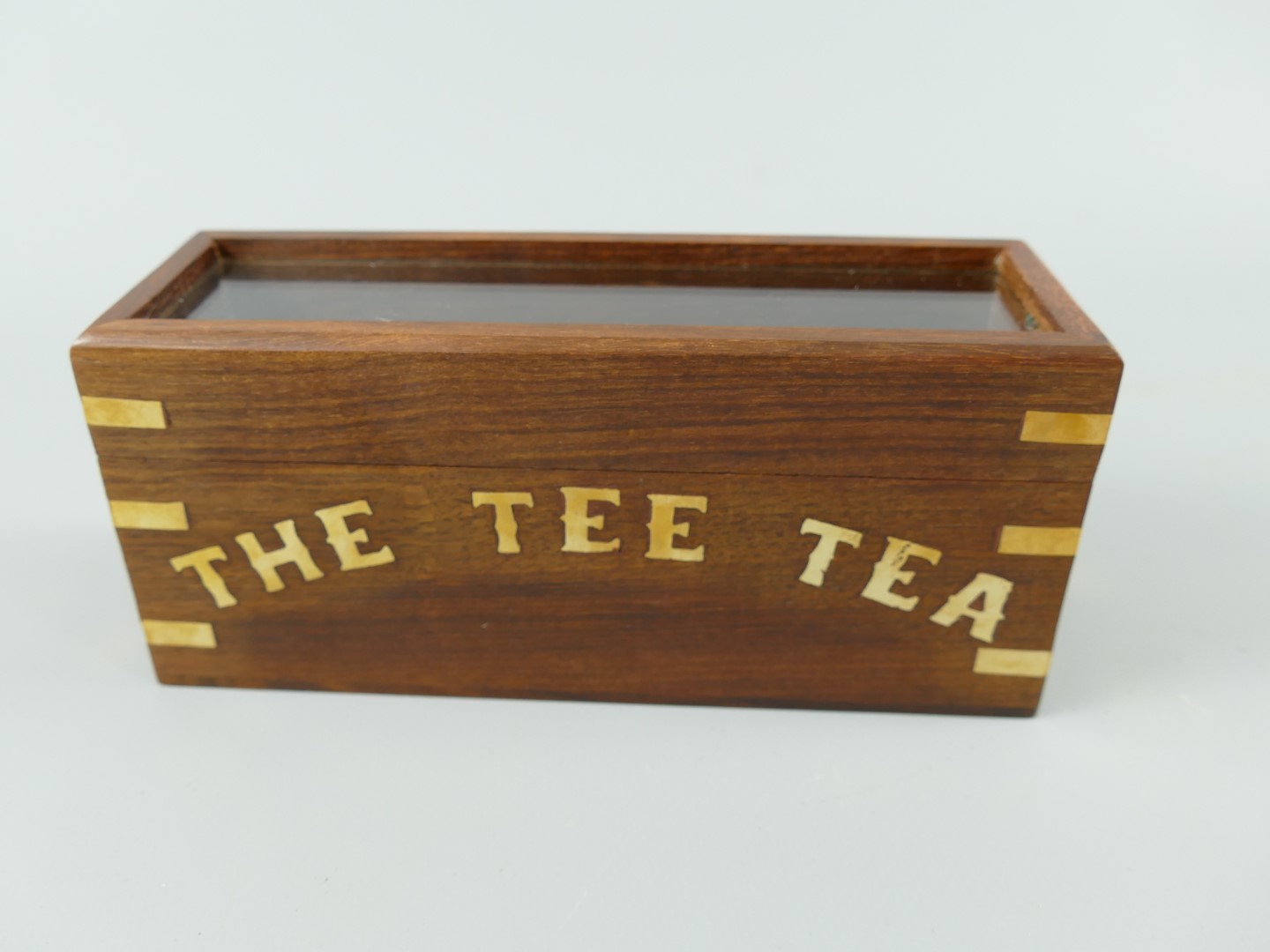 RAUS*PREIS Holzbox THE-TEE-TEA L.18x8cm