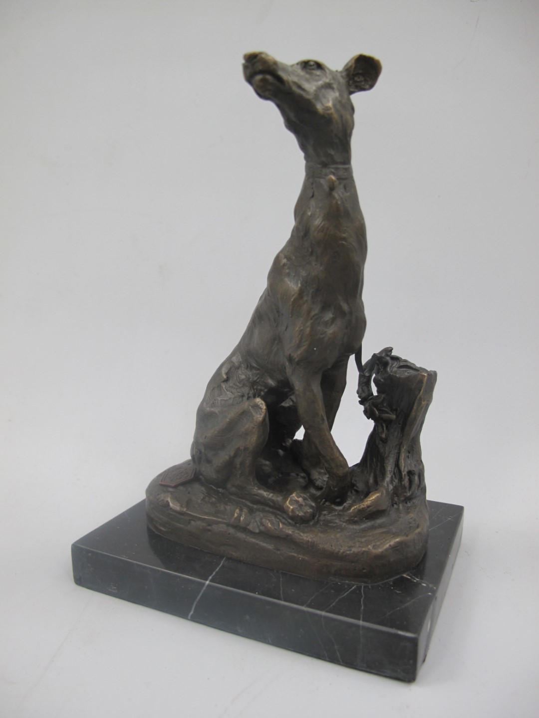 Figur Bronze HUND!! H.18x13cm