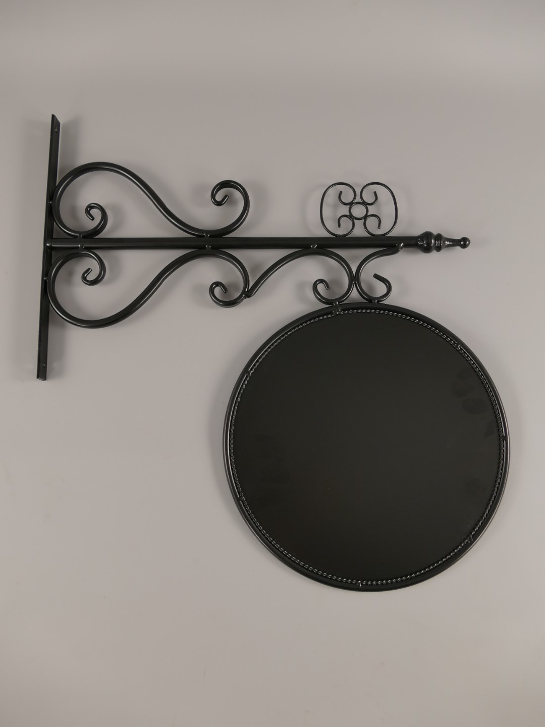 Wandschild Eisen SCHWARZ!! farbig H.51x48cm