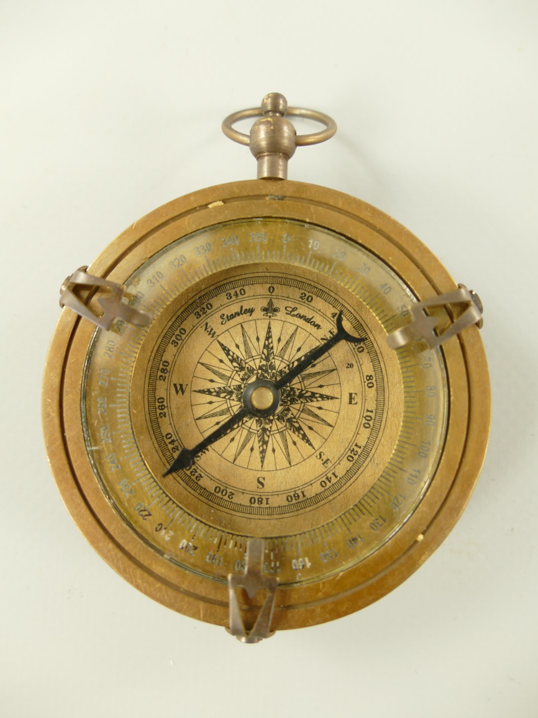 Kompaß (2'') Messing brüniert D.6cm