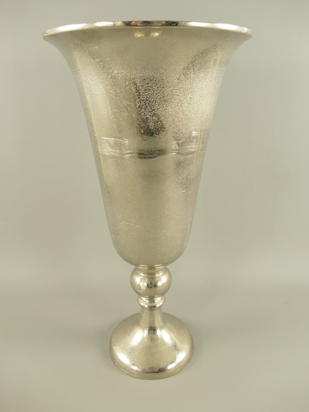 RAUS*PREIS Vase Alu vernickelt H.60cm