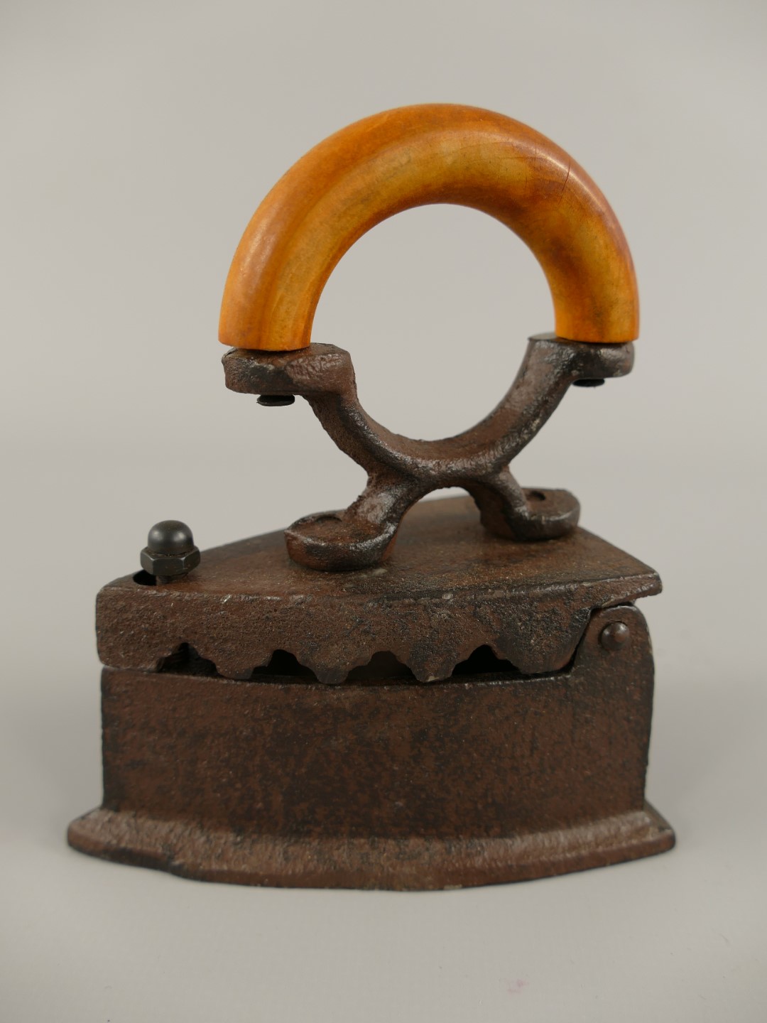 Bugeleisen mini rustikal braun L.10cm