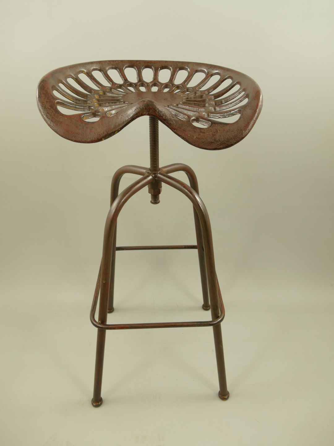 NT*2*WAHL Barstühl Eisen braun rustikal H.85x45cm