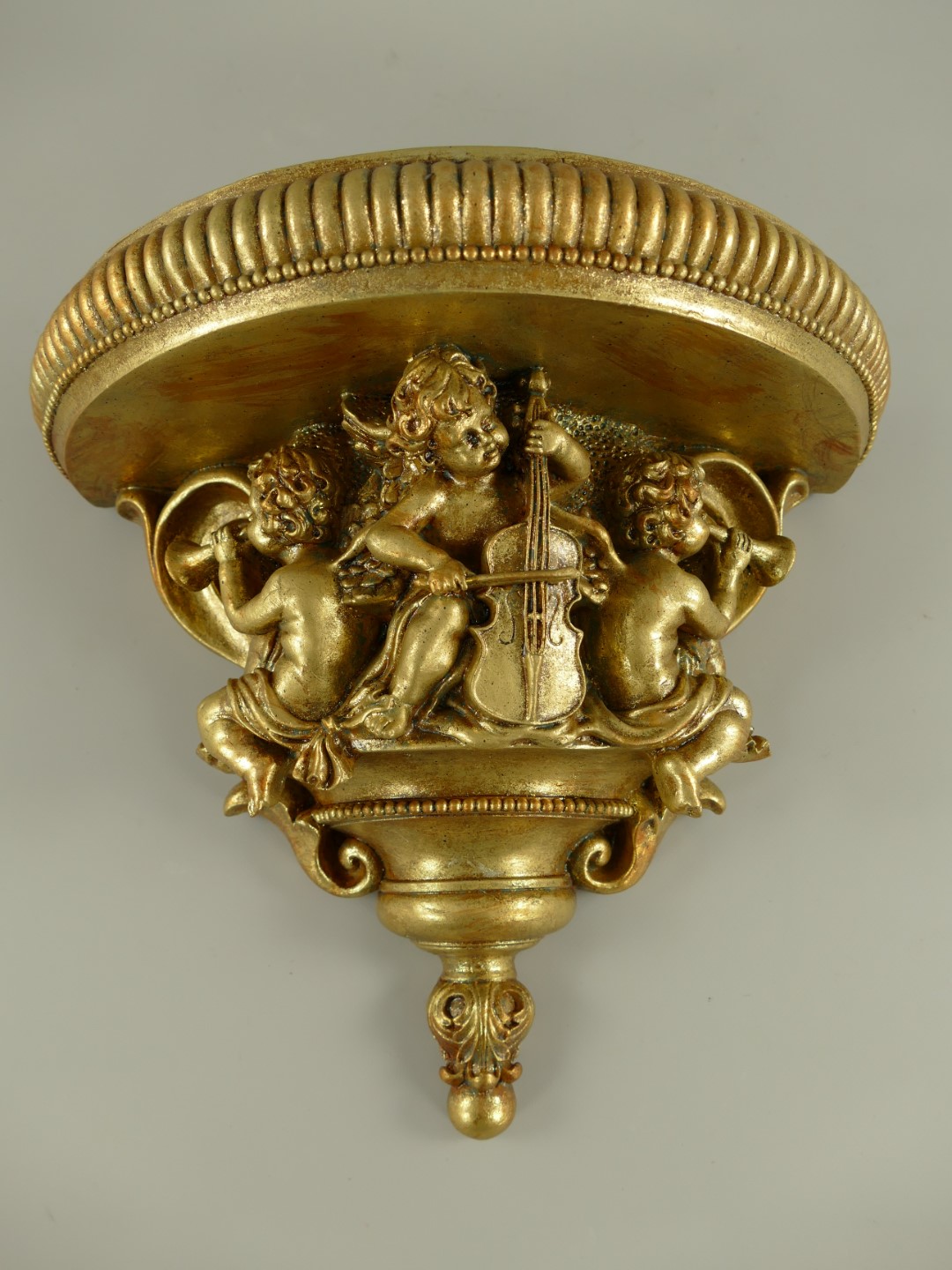 Konsol Polystein GOLD farbig H.34x40cm