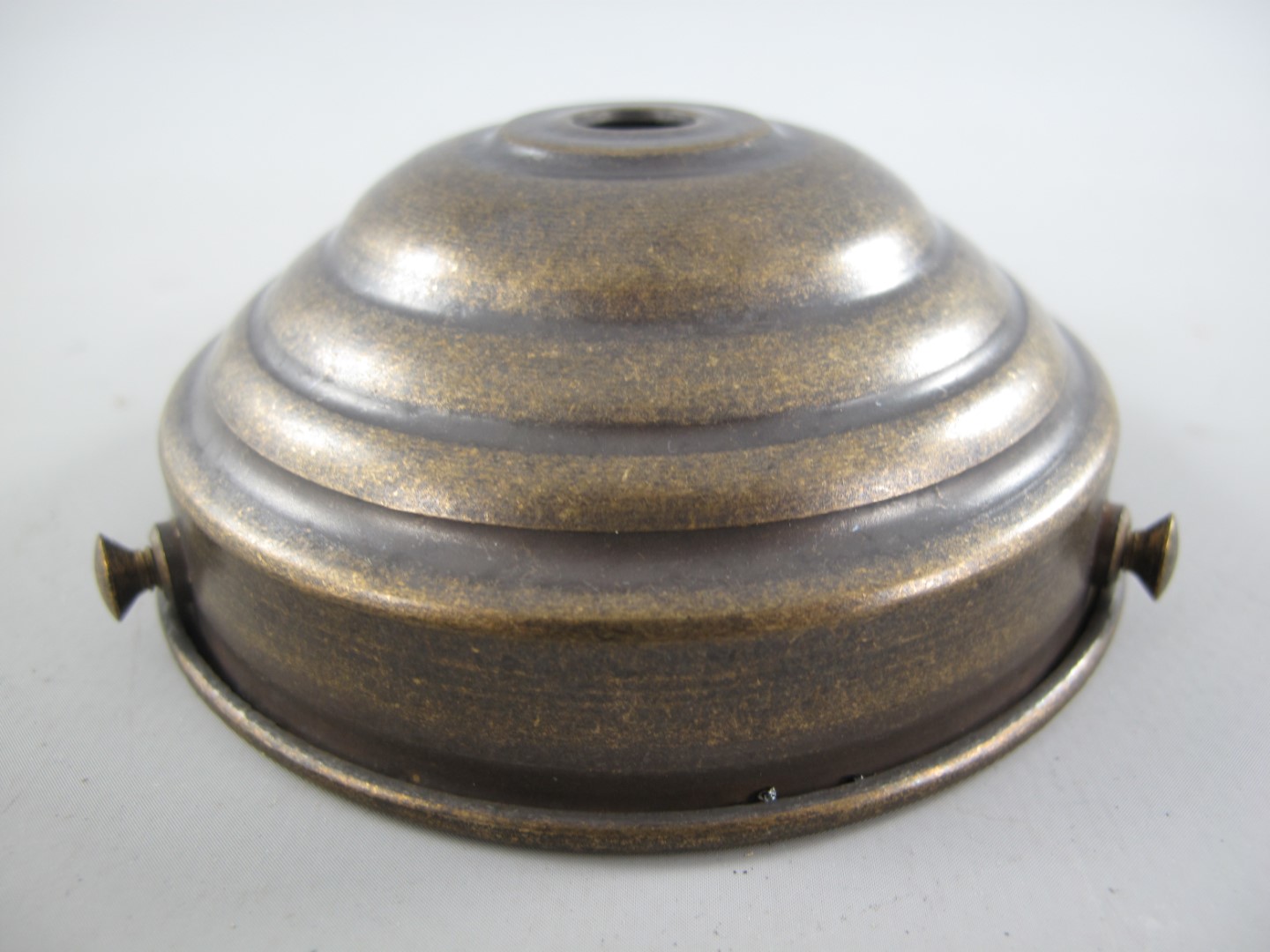 Glashalter 80mm Messing brüniert gestanzt