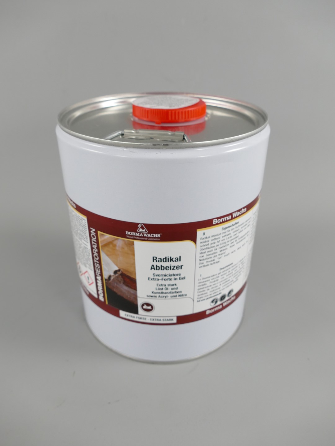 *NT Borma Holzabbeizer GEL! exsta stark 5Kg(4Ltr.)