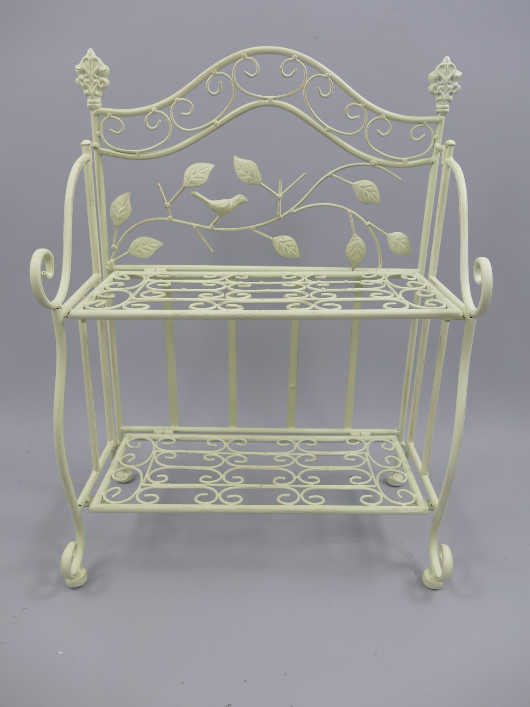 Regal Eisen rustikal weiss H.50x37cm