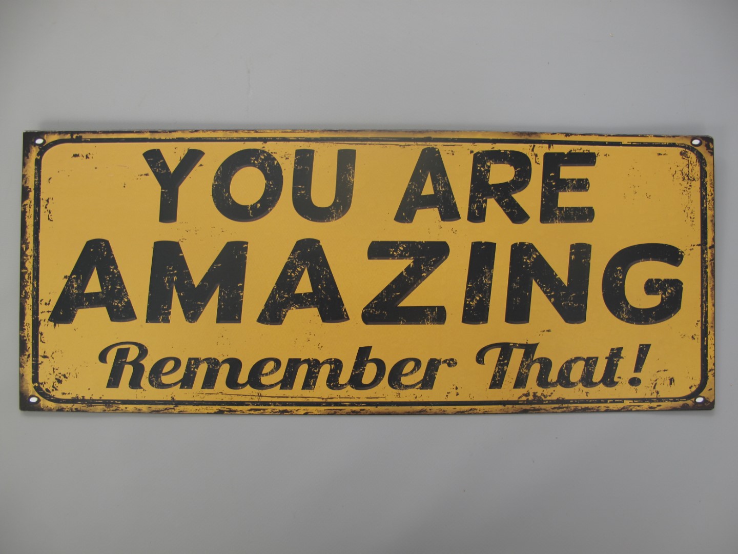 Wandschild Eisen You Are Amazing H.20x50cm