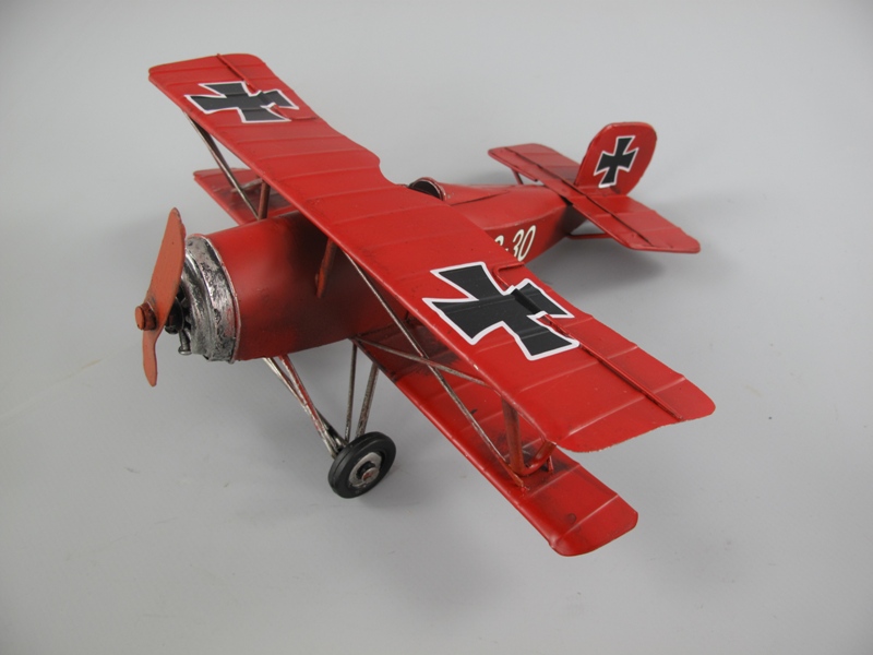 Flugzeug Antik Eisen L.25x25cm