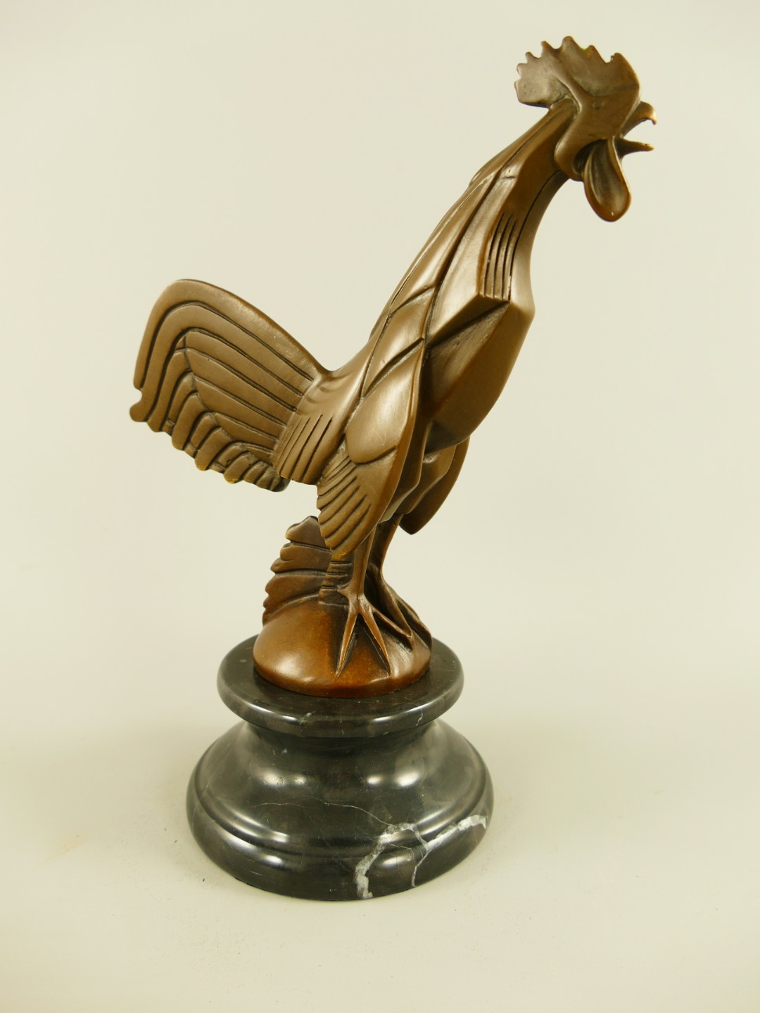 Figur Bronze Hahn H.22x16x10cm