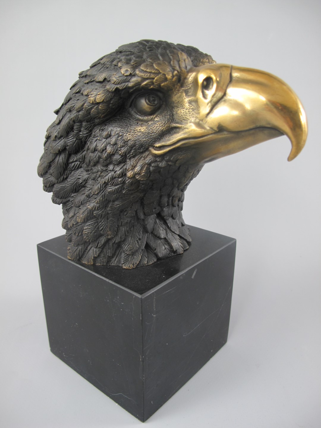 Figur Bronze ADLER!! H.21x17cm