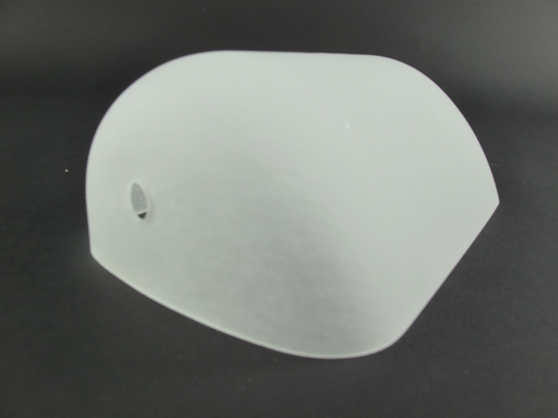 Lampenschirm opal weiss Bankerslamp 140x220mm