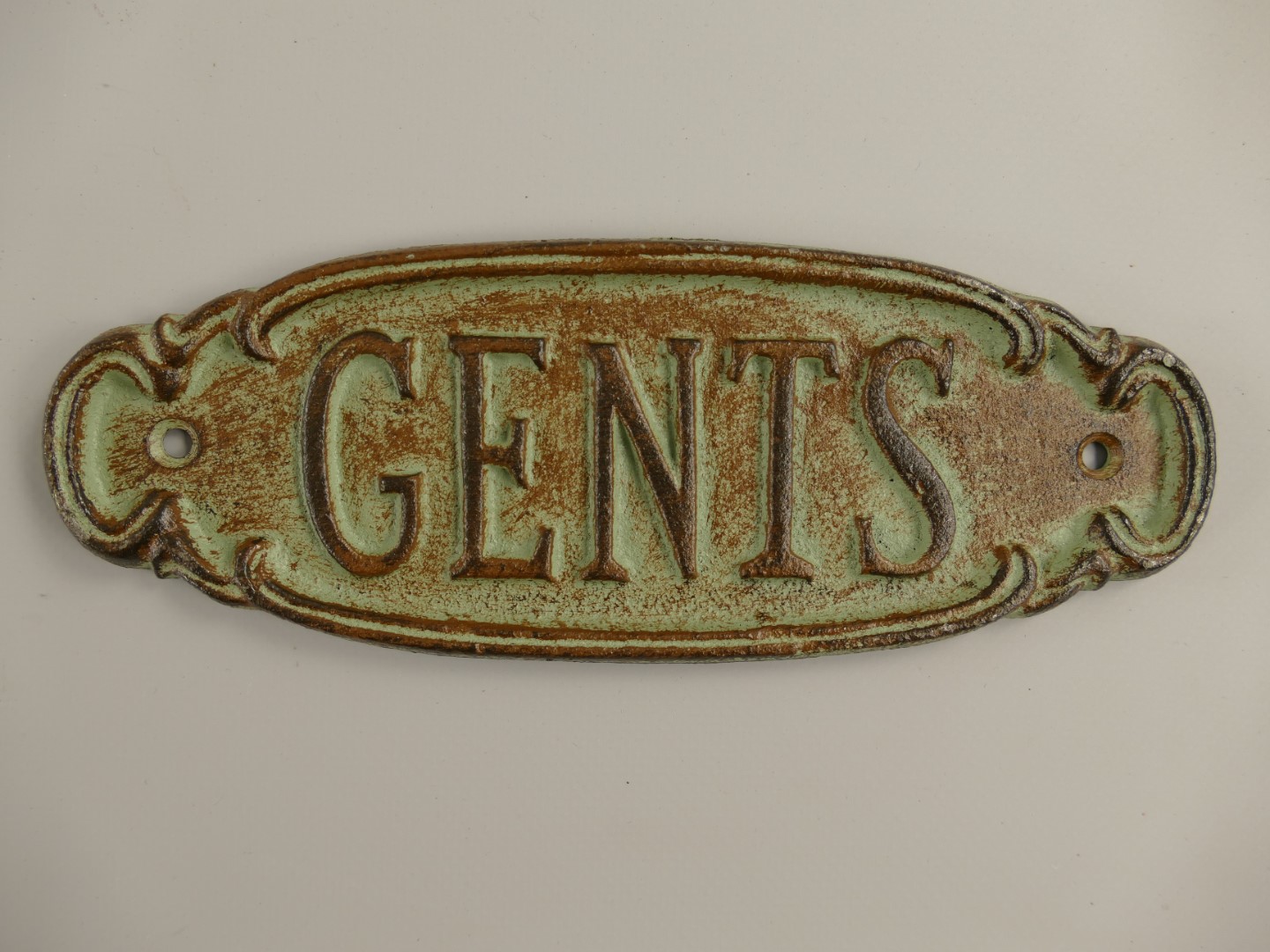 Schild Eisen GENTS L.20x8cm