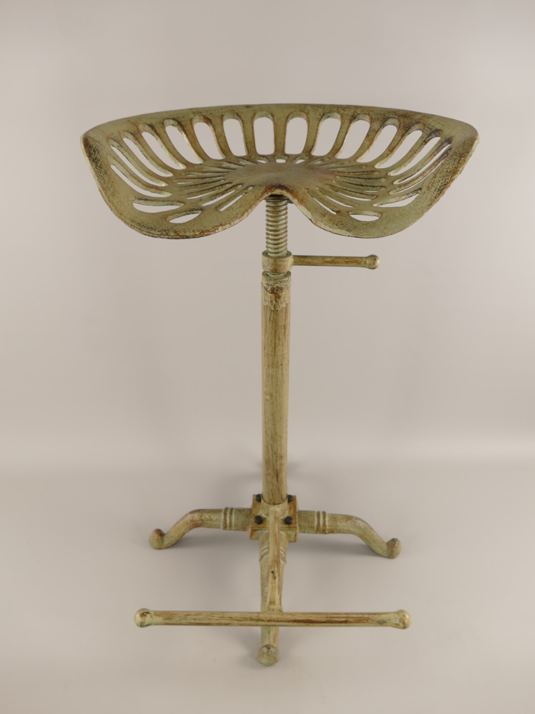 *ANG. Barstühl Gußeisen Farbig H.75x47cm