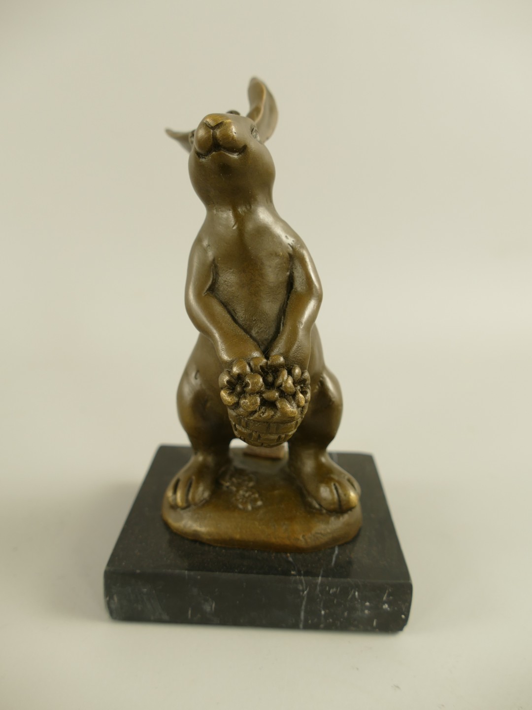 Figur Bronze HASEN H.14x8x7cm