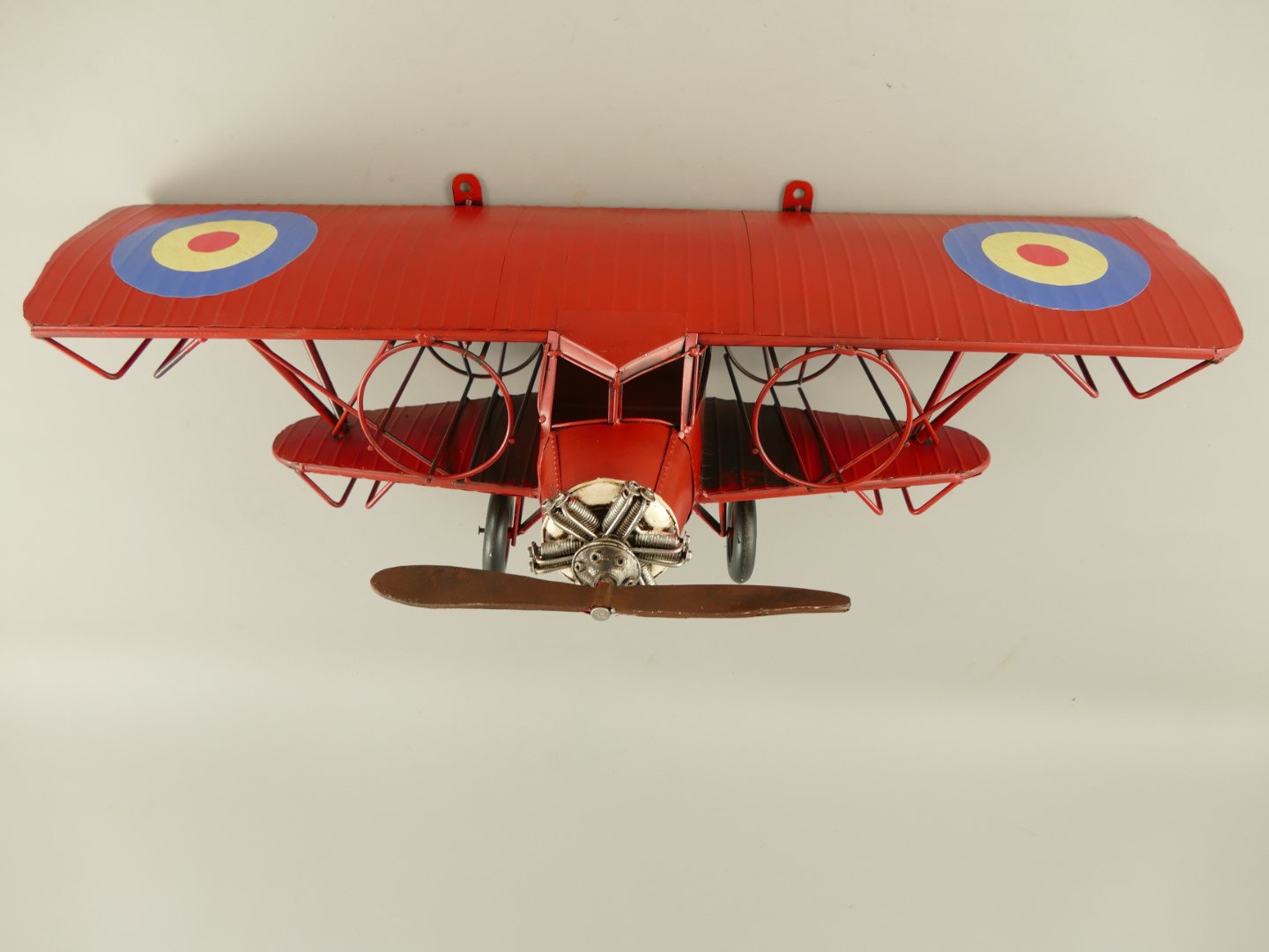 Weinregal(Wand)Flugzeug Eisen L.74x25cm