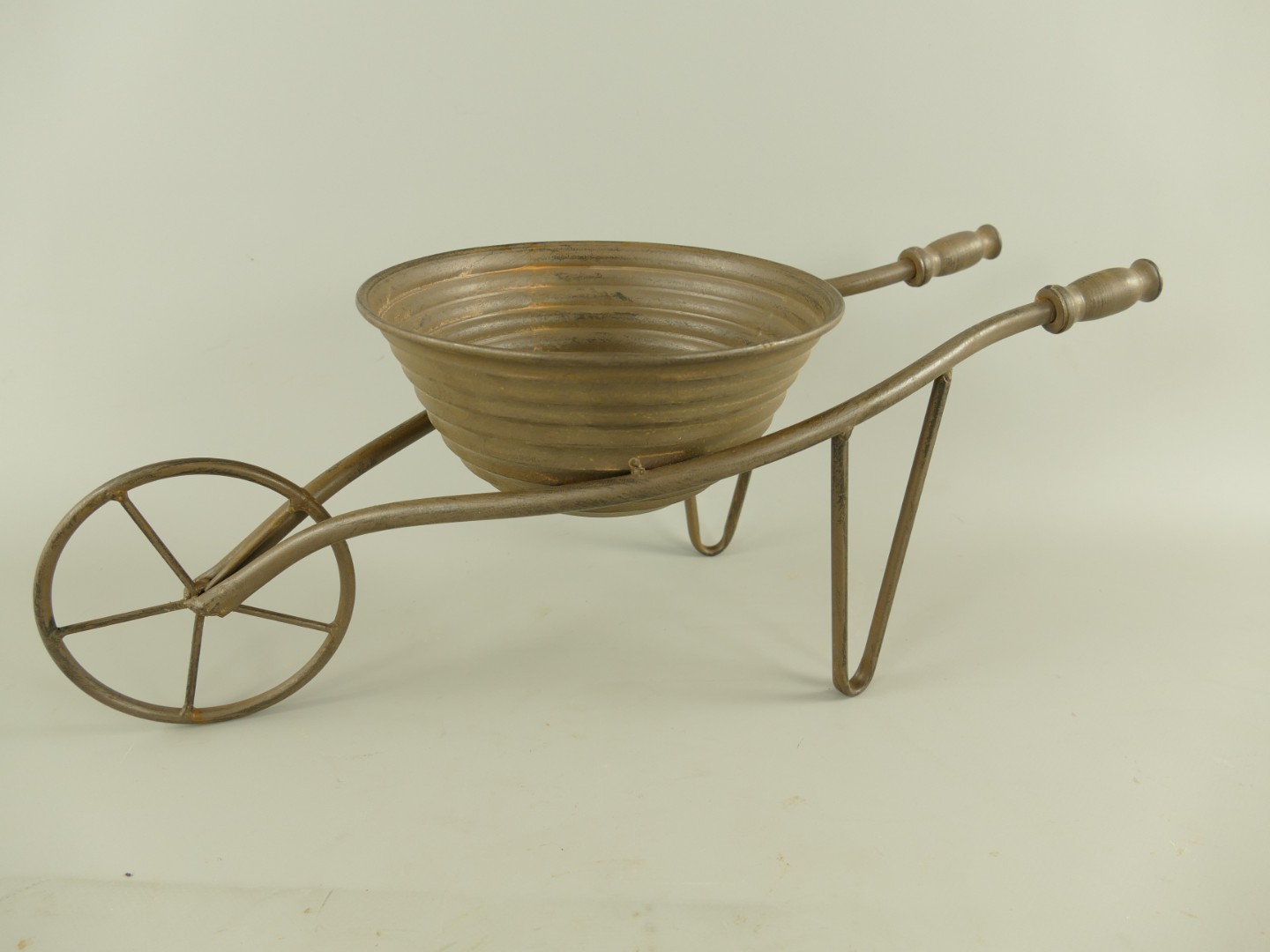 Blumen Schubkarre rustikal braun L.48cm