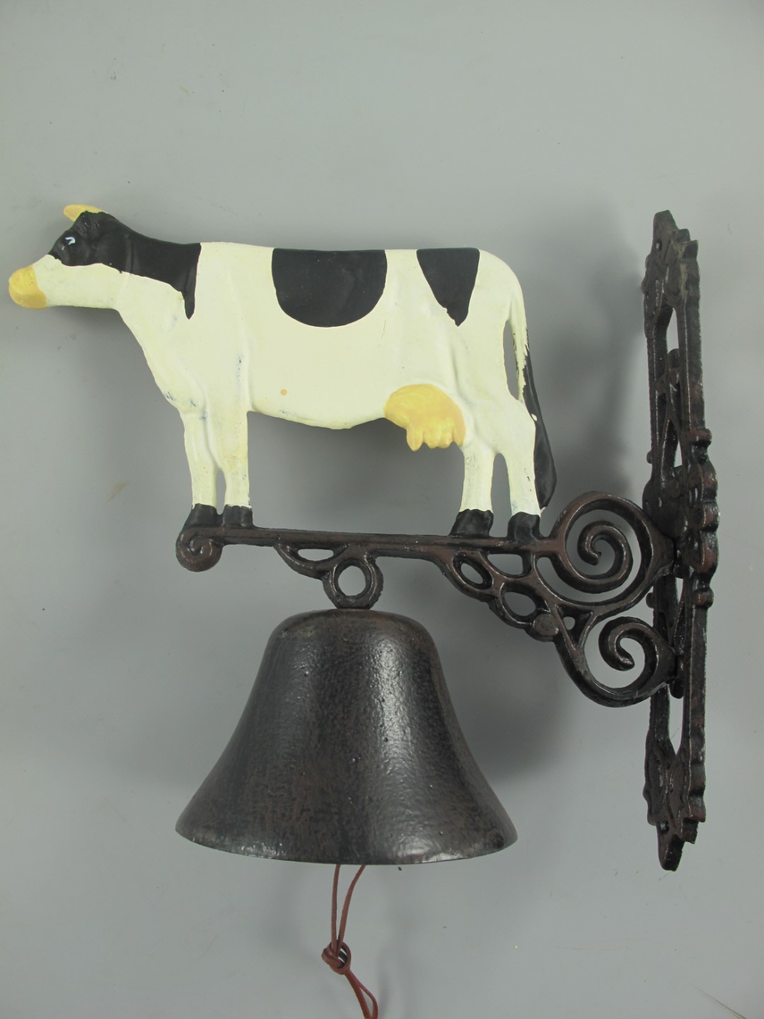 *NT Wandglocke Gußeisen KUH schwarz H.30cm  P/St.