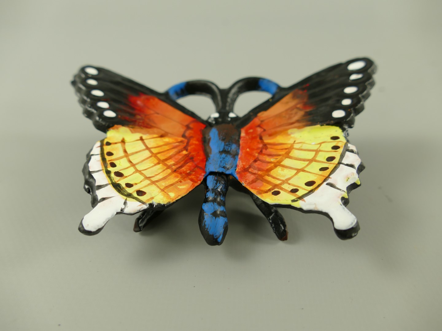 Smetterling Eisen farbig L.12x4cm