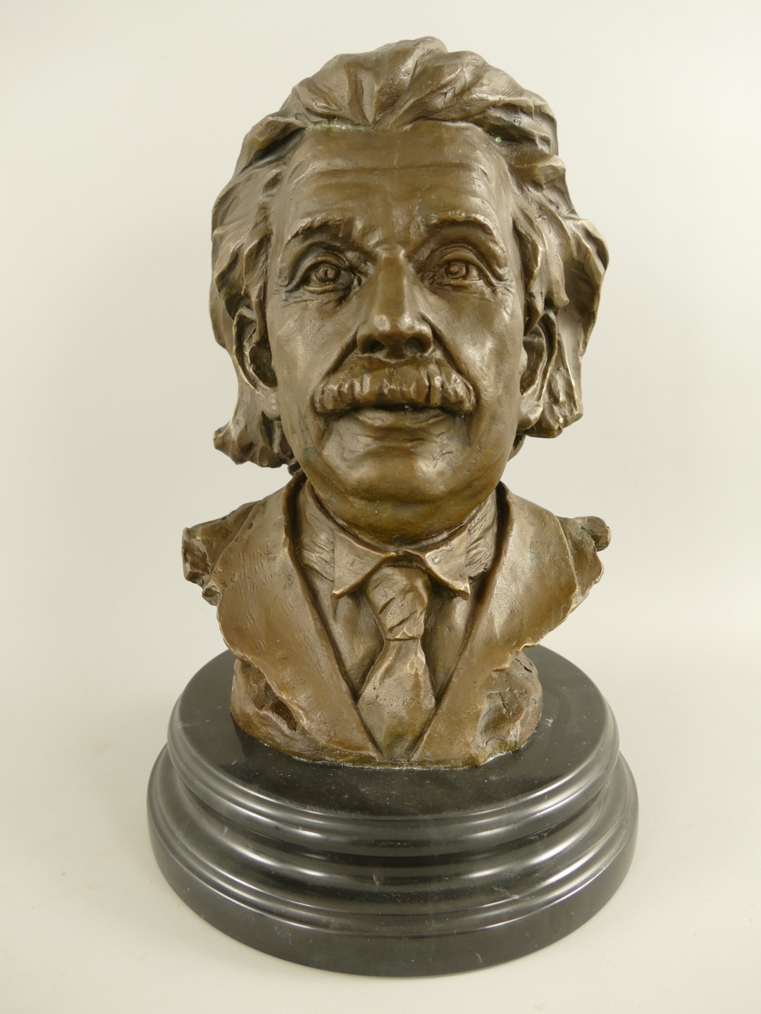 Figur Bronze Büste Albert Einstein H.32x20cm