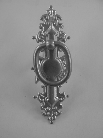 *A? Ringbeschlag Messing brüniert o.Loch 40x115mm