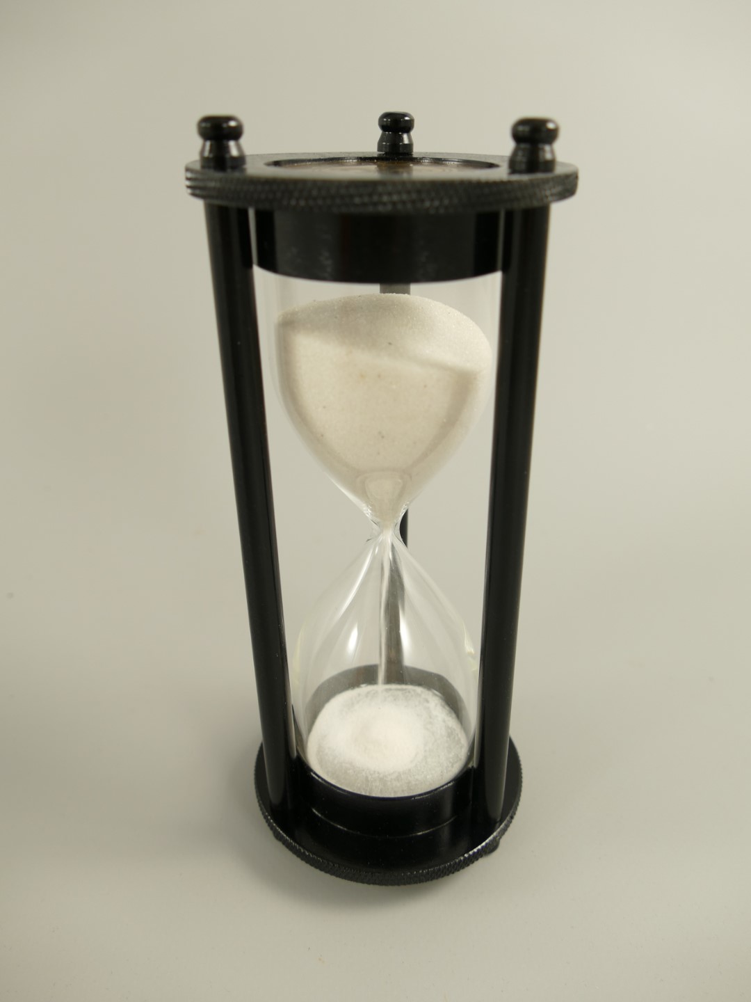 *? Sanduhr LONDEN!! ALU/schwarz H.18x7cm