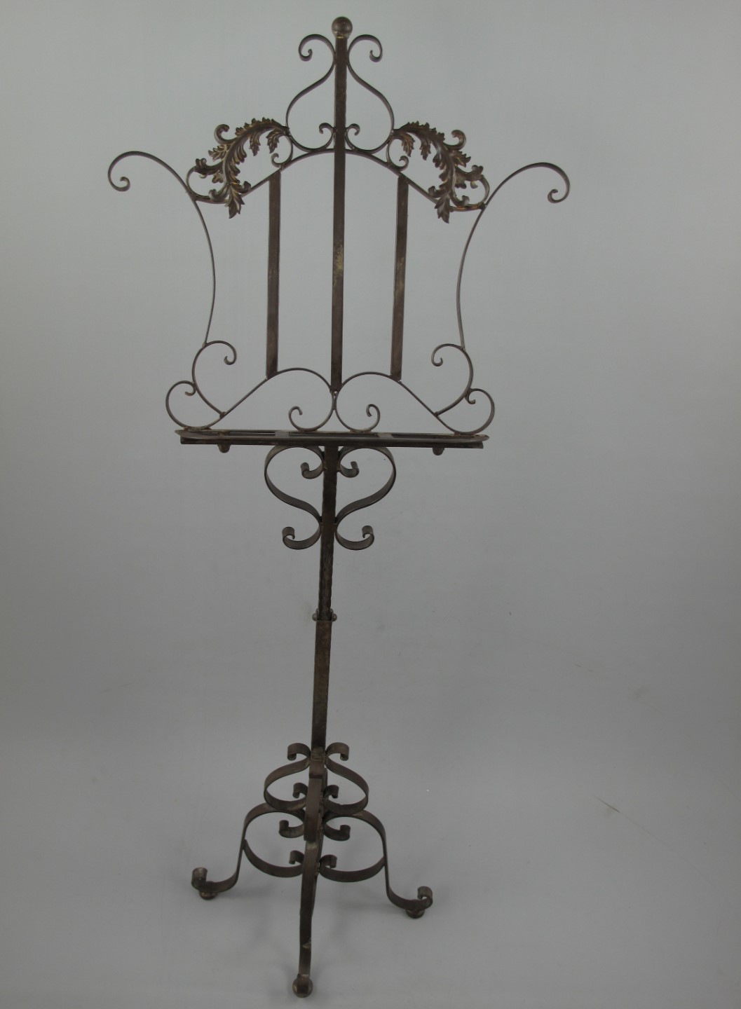 Notenständer Eisen rostig farbig H.135x52cm